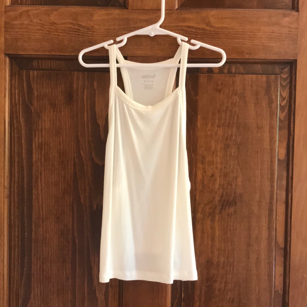 Aerie white tank top